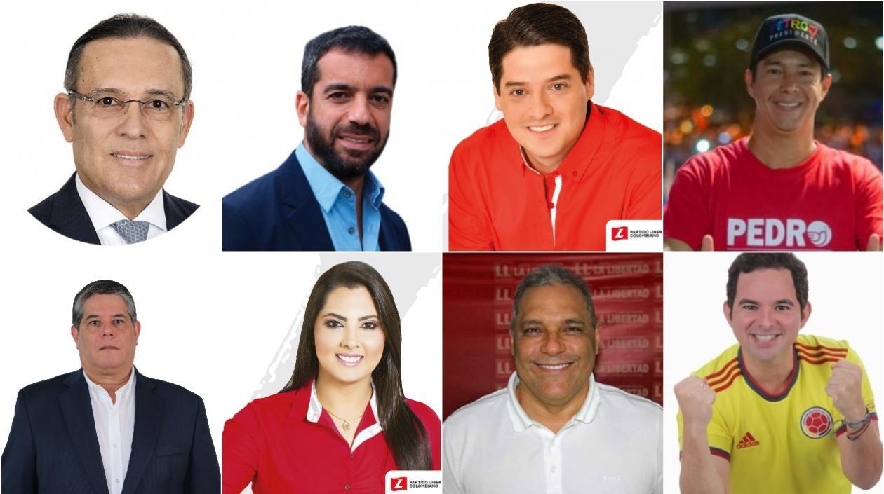 los senadores colombianos