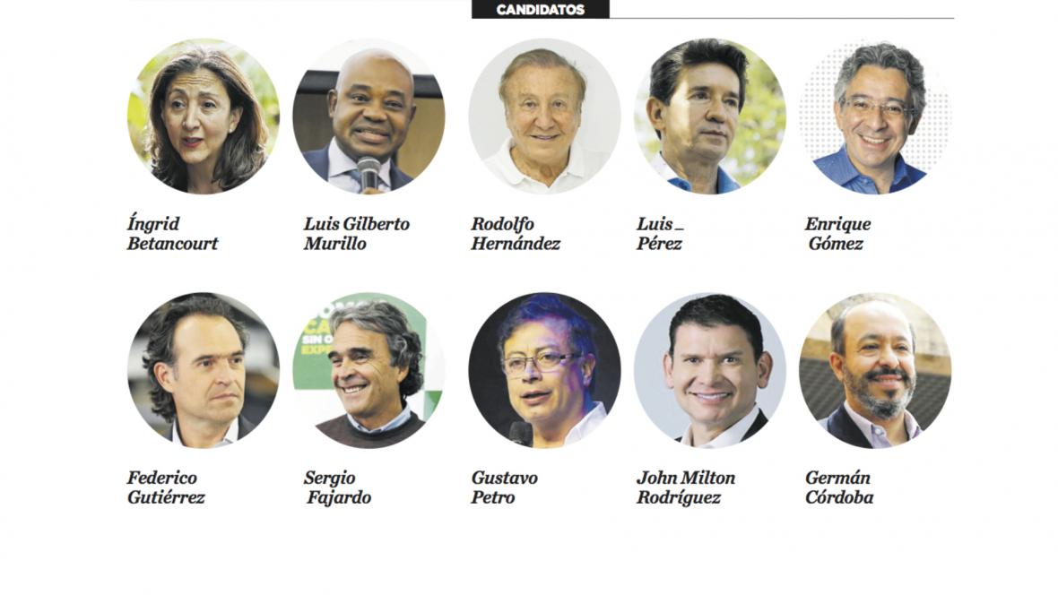 candidatos a la Presidencia