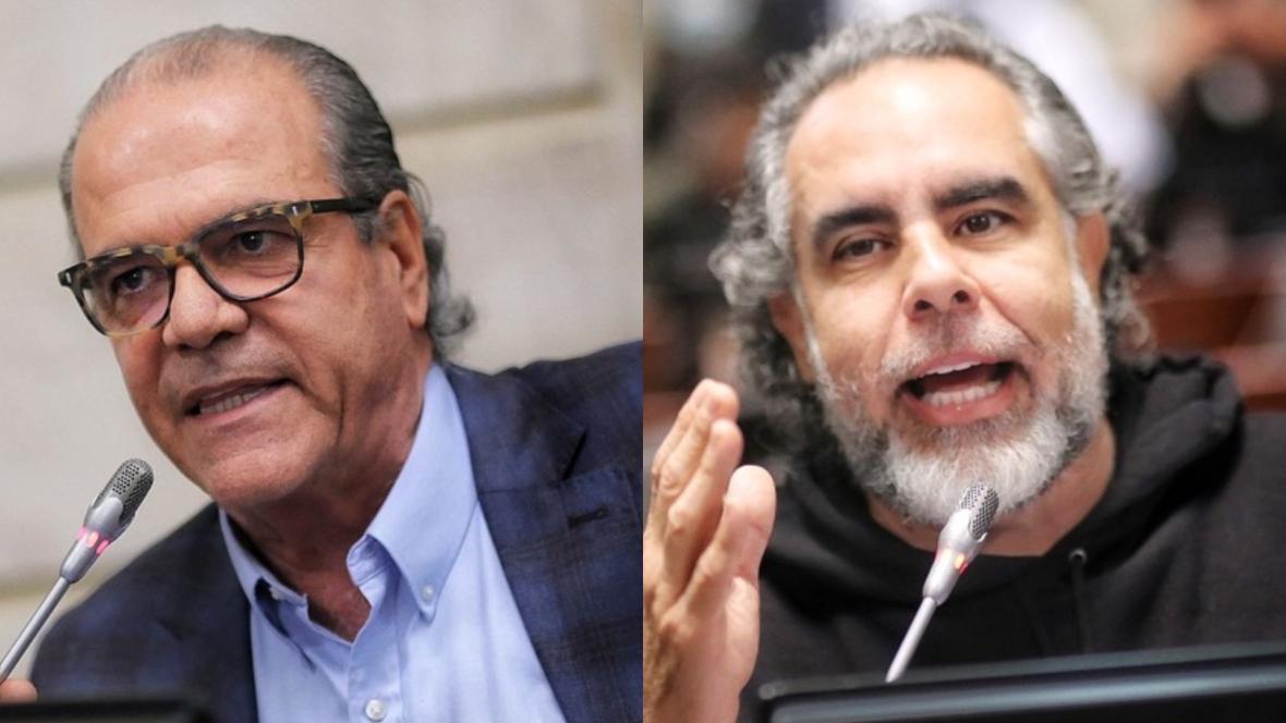 Benedetti y Mejía en el Senado