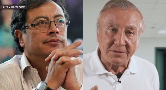 Gustavo Petro y Rodolfo Hernández