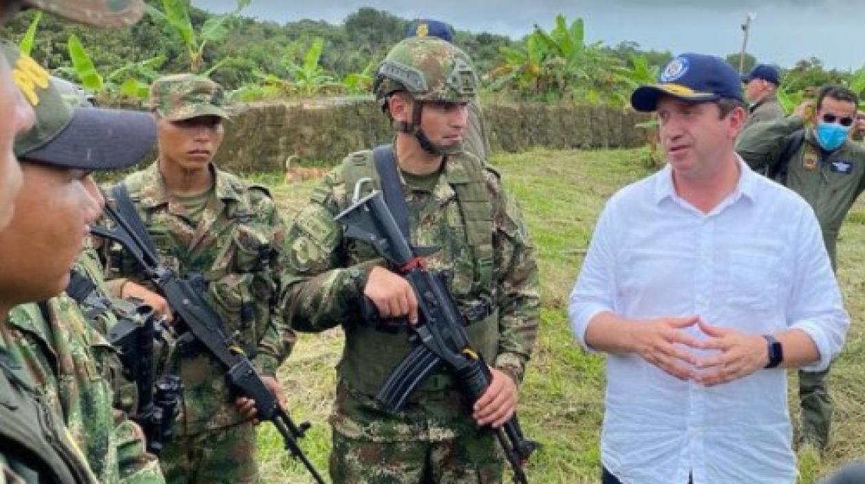 policías en Antioquia