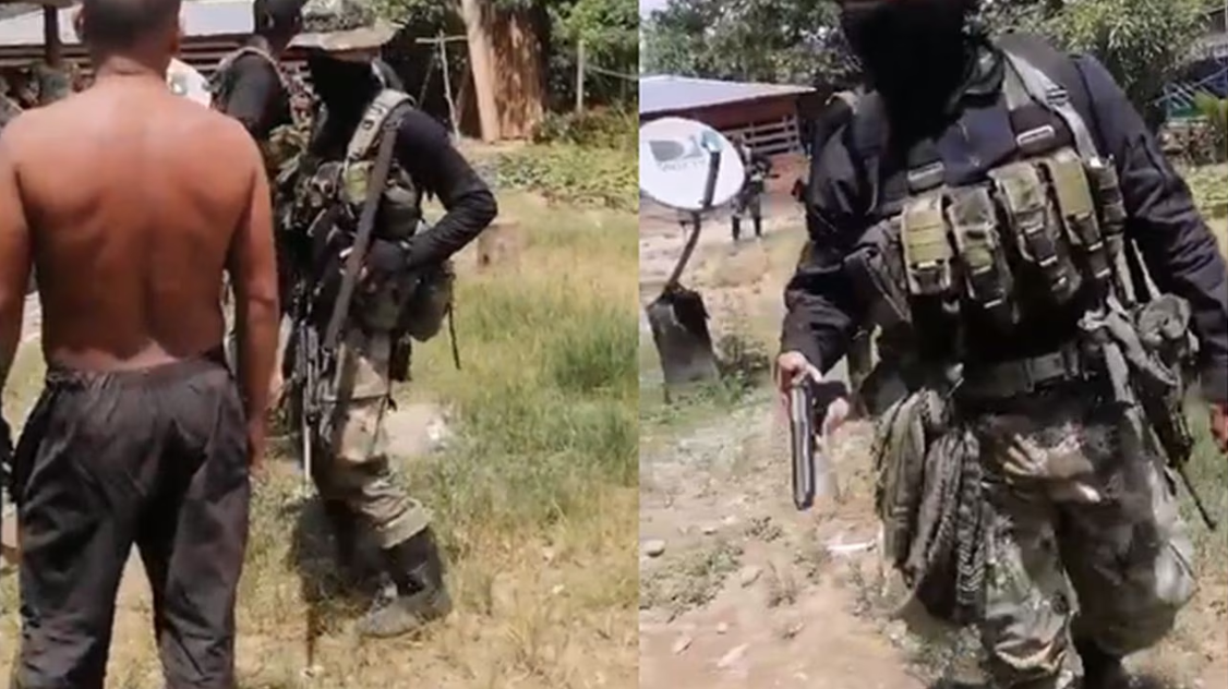 militares los que intimidaron