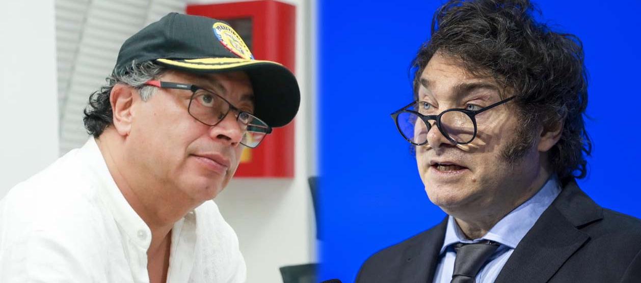 Petro le responde a Milei