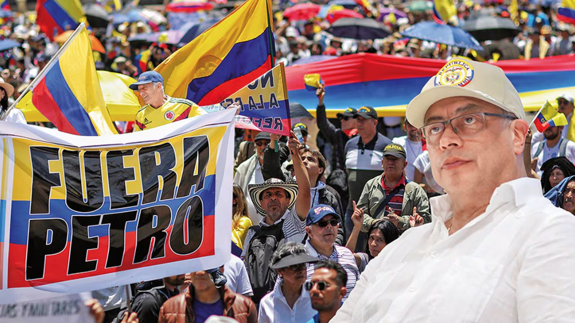 Las calles contra Petro