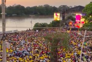 Montería se volcó a las calles para recibir a Abelardo De la Espriella